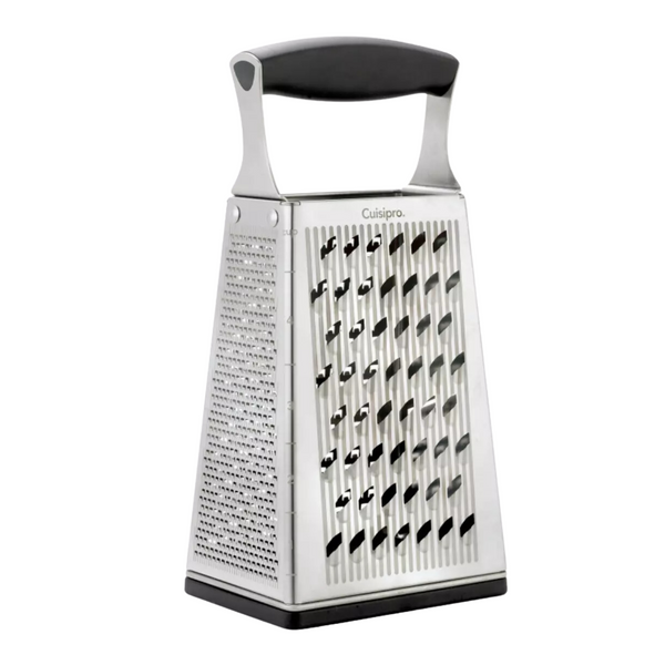 Cuisipro Accutec Box Grater with Ginger Grinder – Stainless Steel