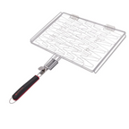 Matador Grill Basket Heavy Duty Fish Vegetable Meat Griller W/ Removable Handle