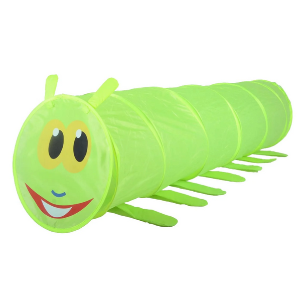 Sommersault Worm Play Tunnel Tent For Kids Indoor/Outdoor Fun Crawl Toy - Green