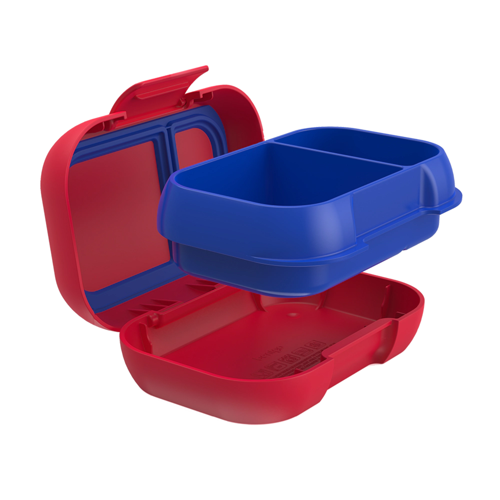 Bentgo Kids Leak-Proof Snack Container Bento Lunchbox 1.5 Cups Compartment - Red
