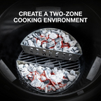 Char-Griller Charcoal Baskets, Ventilated Sides, Direct & Indirect Cooking 2Pcs