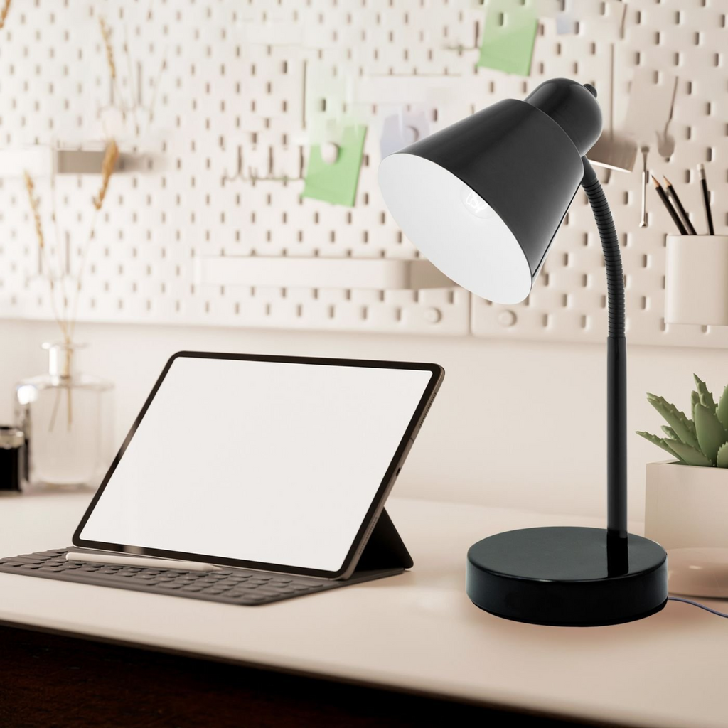 Desk Lamp Axel Verve Design Touch Switch & Adjustable Head - Metal Black