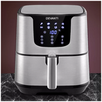 Devanti 7L Digital Air Fryer Silver AF-K-G-5T6-SS