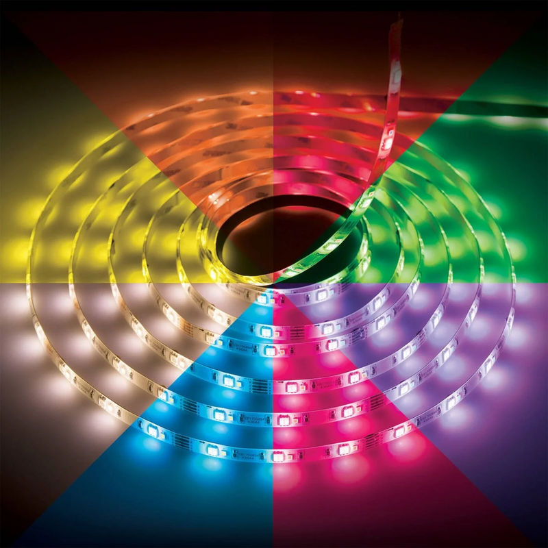 Lytworx 10m RGB And White LED Strip Light - IP65 Weatherproof - 16 Bright Color