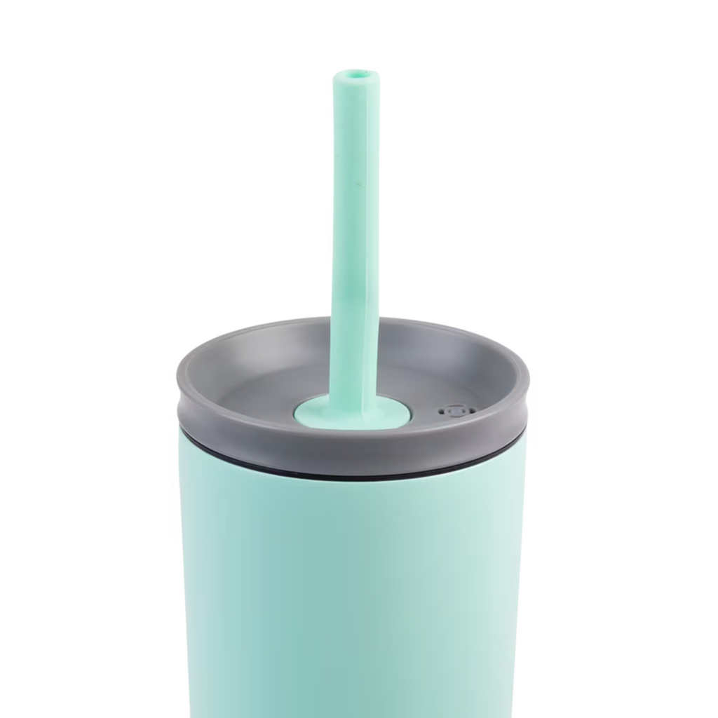 2x Oasis Super Sipper Insulated Tumbler w/ Silicone Head Straw 600ml Mug - Mint