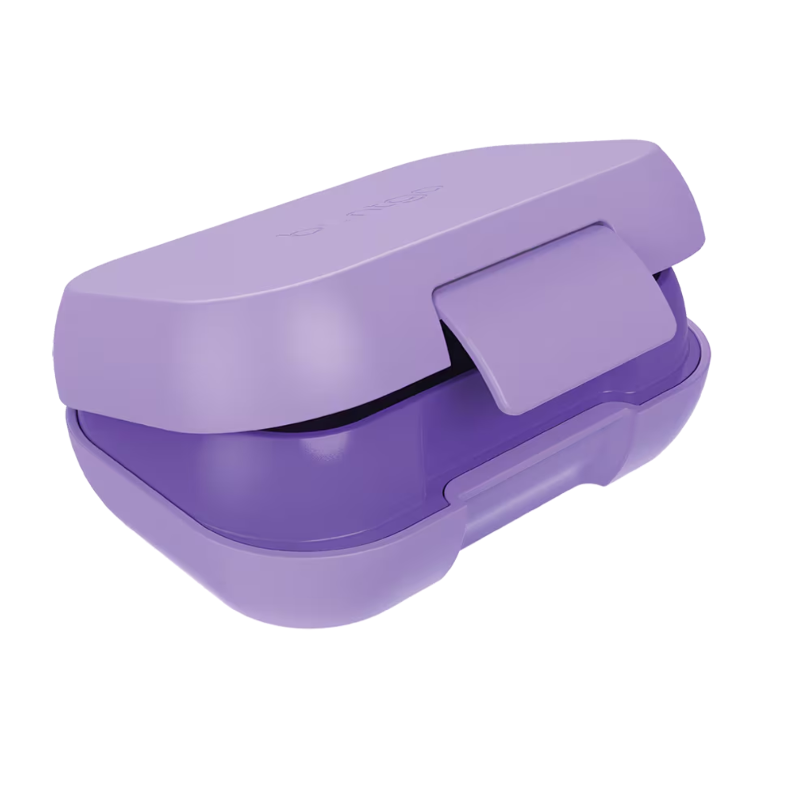 Bentgo Kids Leak-Proof Snack Container Bento Lunchbox with 2 Compartment, Purple