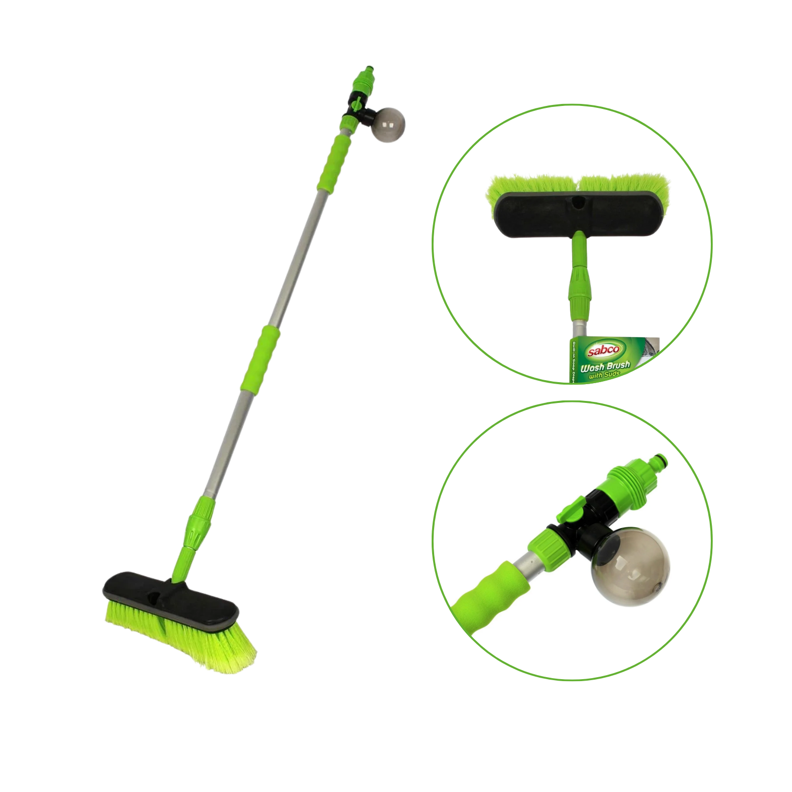 Sabco Car And Caravan Water Wash Brush With Suds