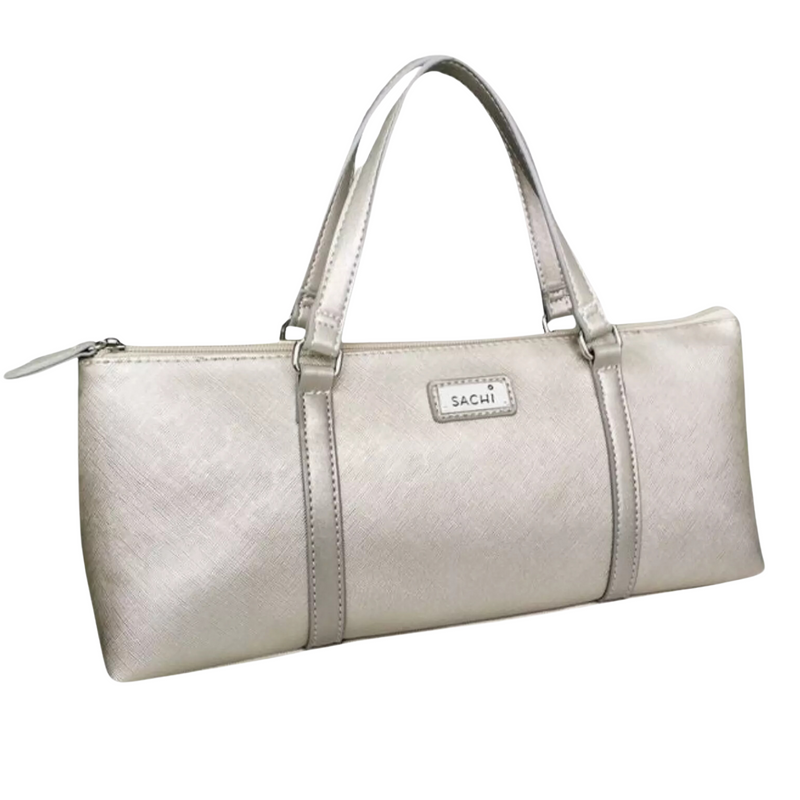 Sachi Insulated Wine Purse – Silver