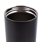 2x Oasis Super Sipper Insulated Tumbler w/ Silicone Head Straw 600ml Mug - Black