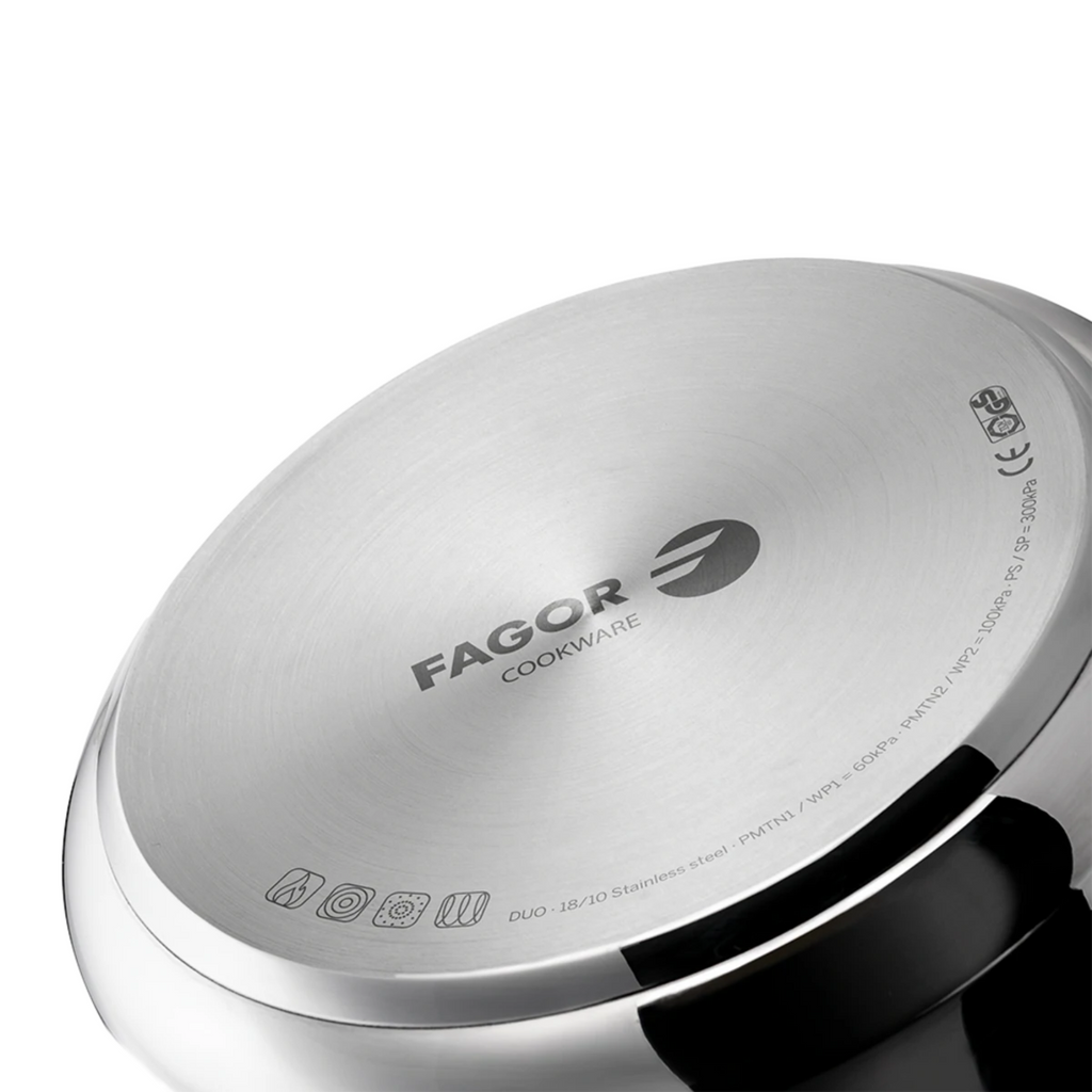 Pressure Cooker Fagor Duo Stainless Steel Stovetop Induction Cookware 7.5L