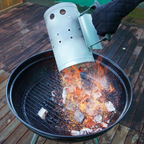 Jumbuck Charcoal Chimney Starter BBQ Grill Outdoor Bucket Barbecue Accessories
