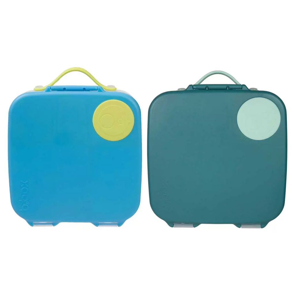 b.box Kids Bento Lunch Box 2 Pack Ocean Breeze And Emerald Forest