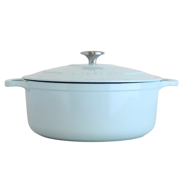 CHASSEUR Round French Oven – 26cm, 5L, Duck Egg Blue