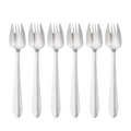 6-Piece Buffet Fork Set – Stainless Steel with Satin Finish