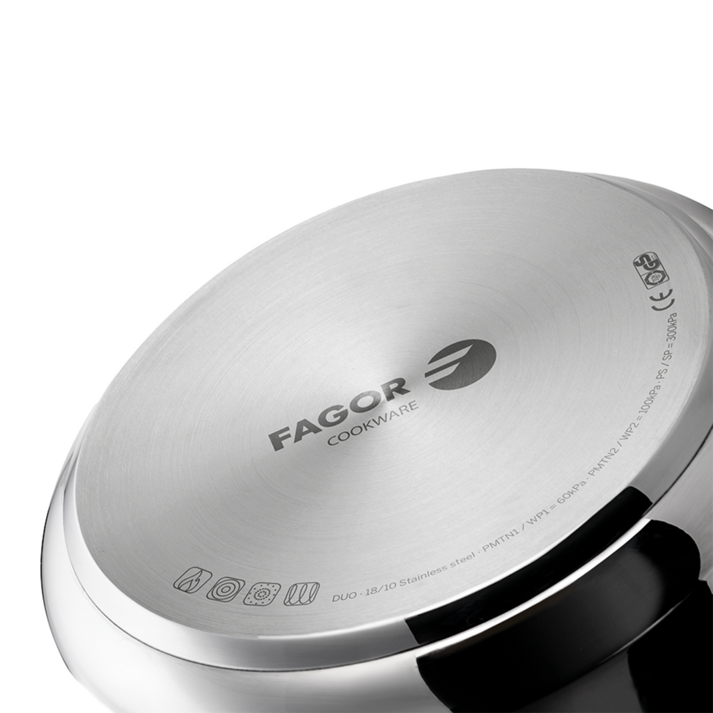 Pressure Cooker Fagor Duo Stainless Steel Stovetop Induction Combo Set 4L & 6L