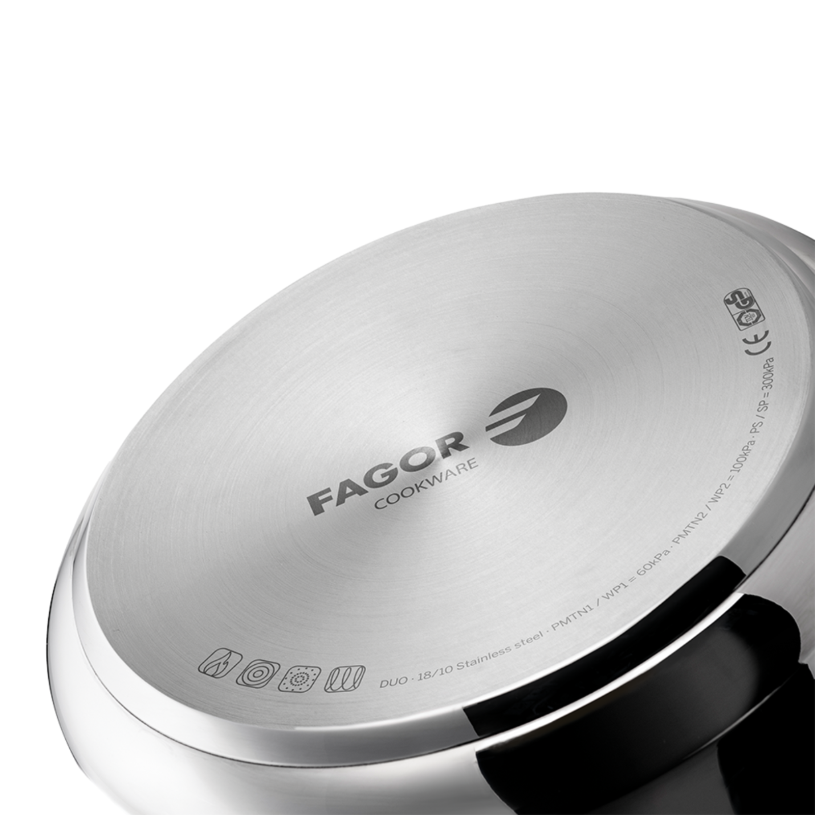 Pressure Cooker Fagor Duo Stainless Steel Stovetop Induction Combo Set 4L & 6L
