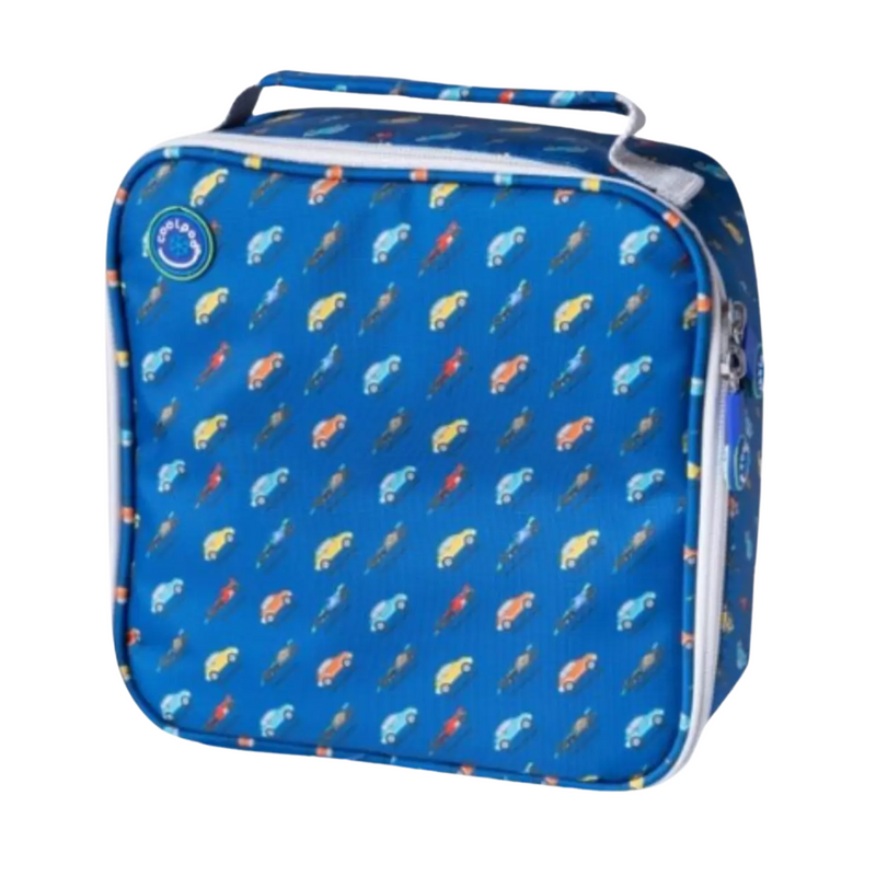 Freezable Square Insulated School Office Lunch Cooler Cool Carrier Bag CARS