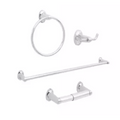 Estilo 4 Piece Chrome Bathroom Accessory Set