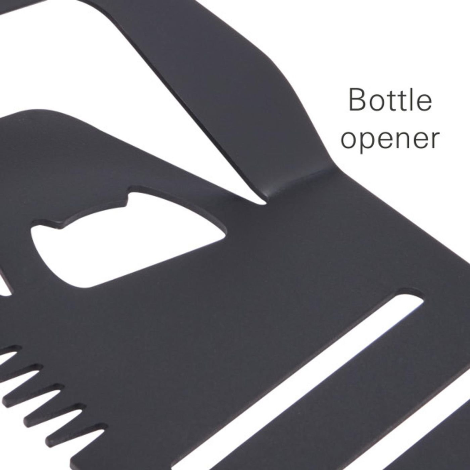 Matador BBQ Spatula Stainless Steel Non-Stick Slotted Turner - Black
