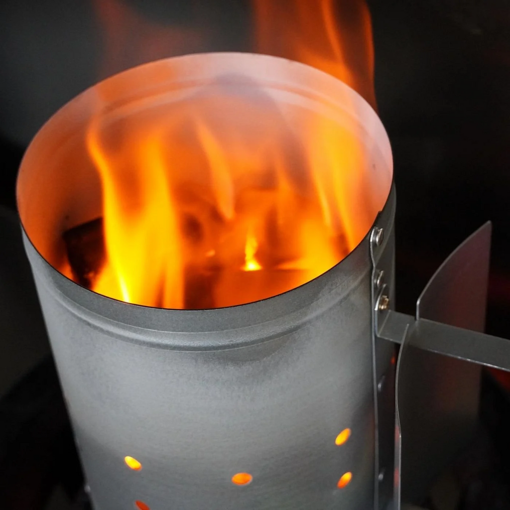 Jumbuck Charcoal Chimney Starter BBQ Grill Outdoor Bucket Barbecue Accessories