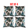 4 x Mojo Cushion Cover Throw Pillow Case 60x60cm L.A. Palm White