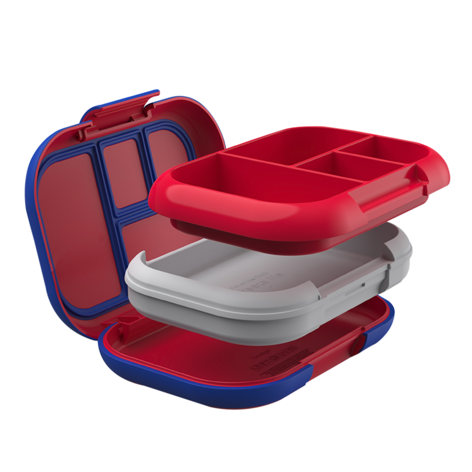 Bentgo Kids Chill Leak-Proof Bento Lunch Box with Removable Ice Pack - Red/Royal