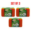 3 x Sabco Non Scratch Silicone Scrubbing Sponge 3 Pack