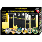 Wrap-It Storage Ultimate Organisation Pack 24 Pieces Cable Strap Cord Wrap Ties