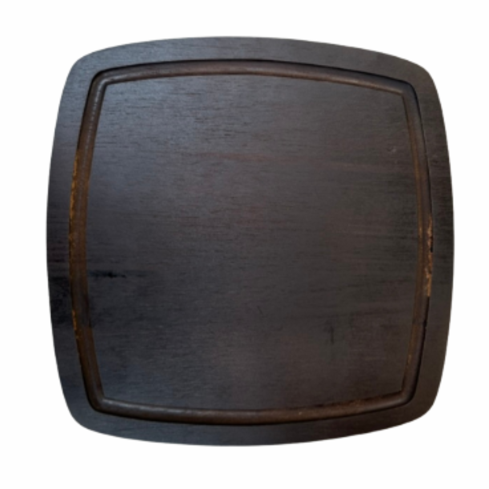 Premium Carbonized Acacia Wood Chopping Board 23x23cm Butcher Block