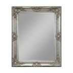 French Provincial Ornate Mirror - Antique Silver - Small 80cm x 110cm