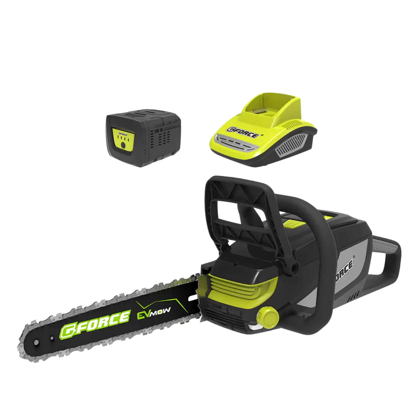G Force 60V Cordless Chainsaw Brushless Electric Battery Saw Kit EV CS1K 400mm