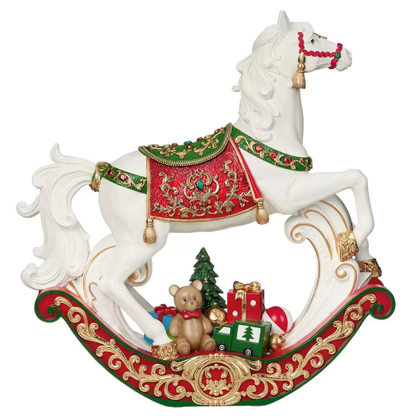 New Rocking Horse with Music and LED Lights 46cm