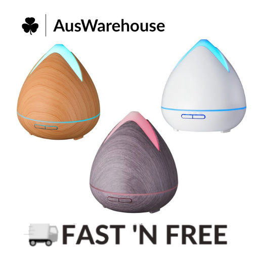 Aromatherapy Diffuser Aroma LED Ultrasonic Air Humidifier Purifier FREE Oil pack