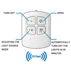 3 LED Light Set with Remote - Cool White for Cabinets & Displays