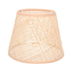 SKISUNO Khaki Rattan Floor Lamp Shade Replacement 6.7x6.7in for Study Room, 1 Piece and Stylish