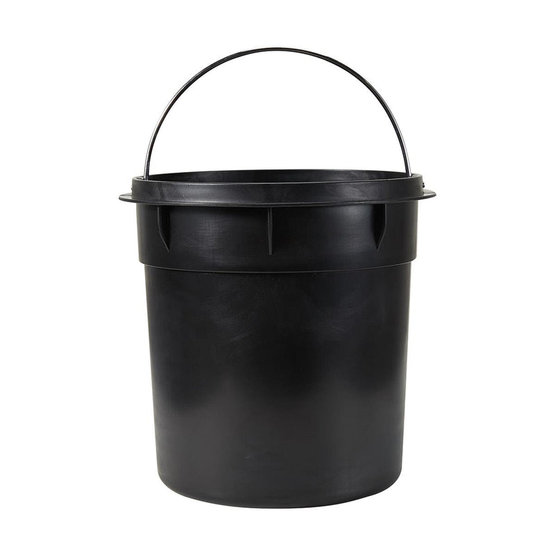 Matte Black Trash Bin - Modern & Durable Waste Container