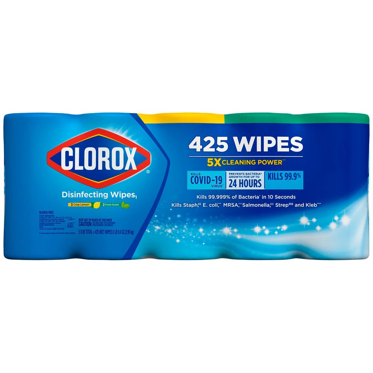 Clorox Disinfecting Wipes 5 x 85 Carton