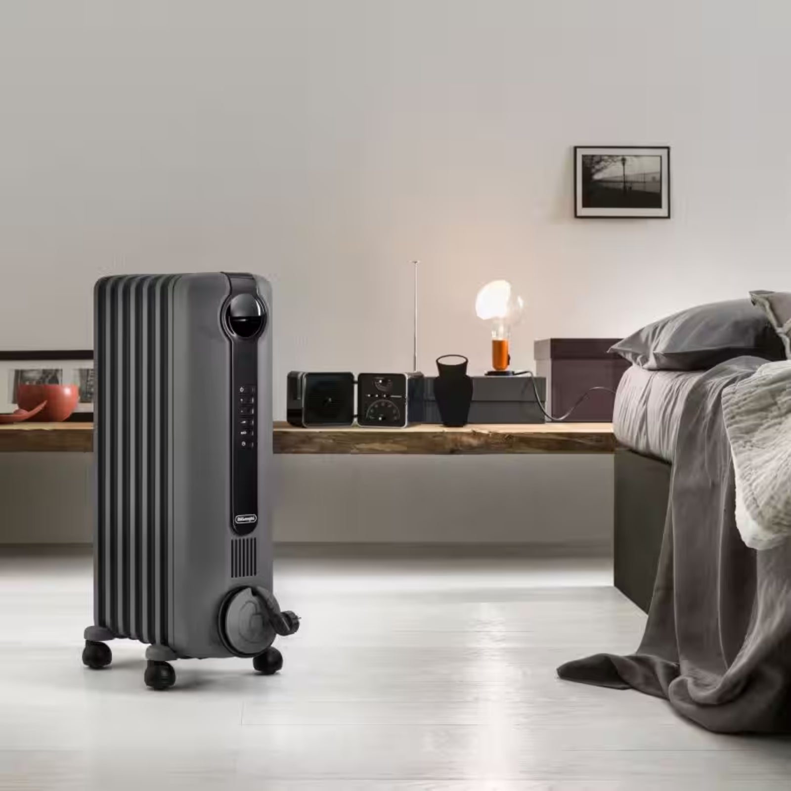 Radia S Digital 1500W Oil Column Heater with Timer