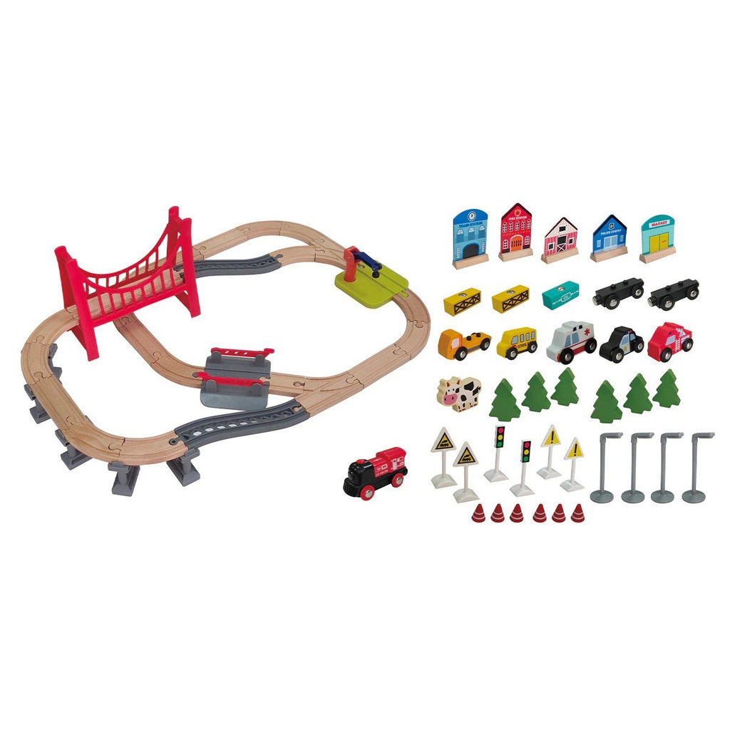 Hape Railway Storage Table Set