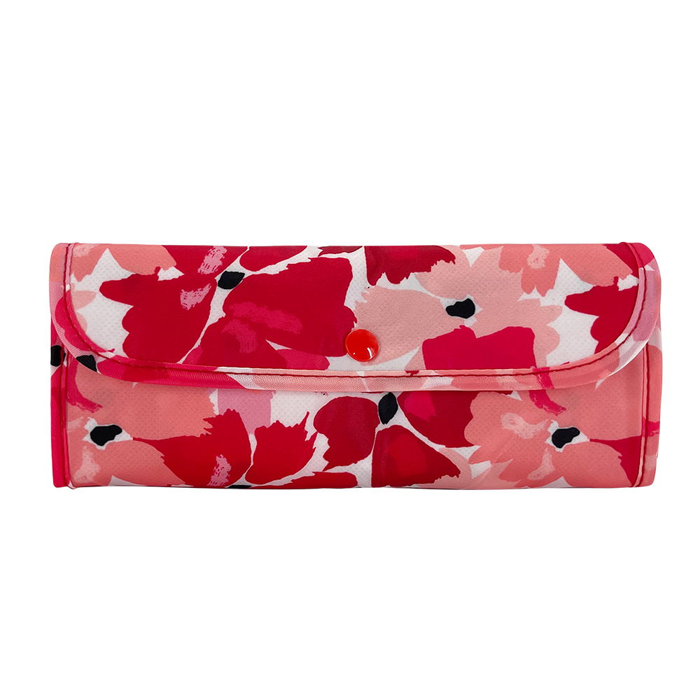 2x Sachi Insulated Market Tote – Eco-Friendly & Durable Red Poppies Print