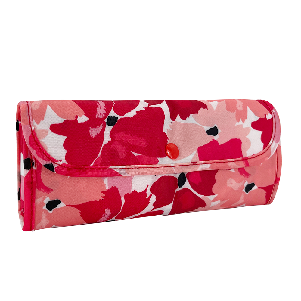2x Sachi Insulated Market Tote – Eco-Friendly & Durable Red Poppies Print