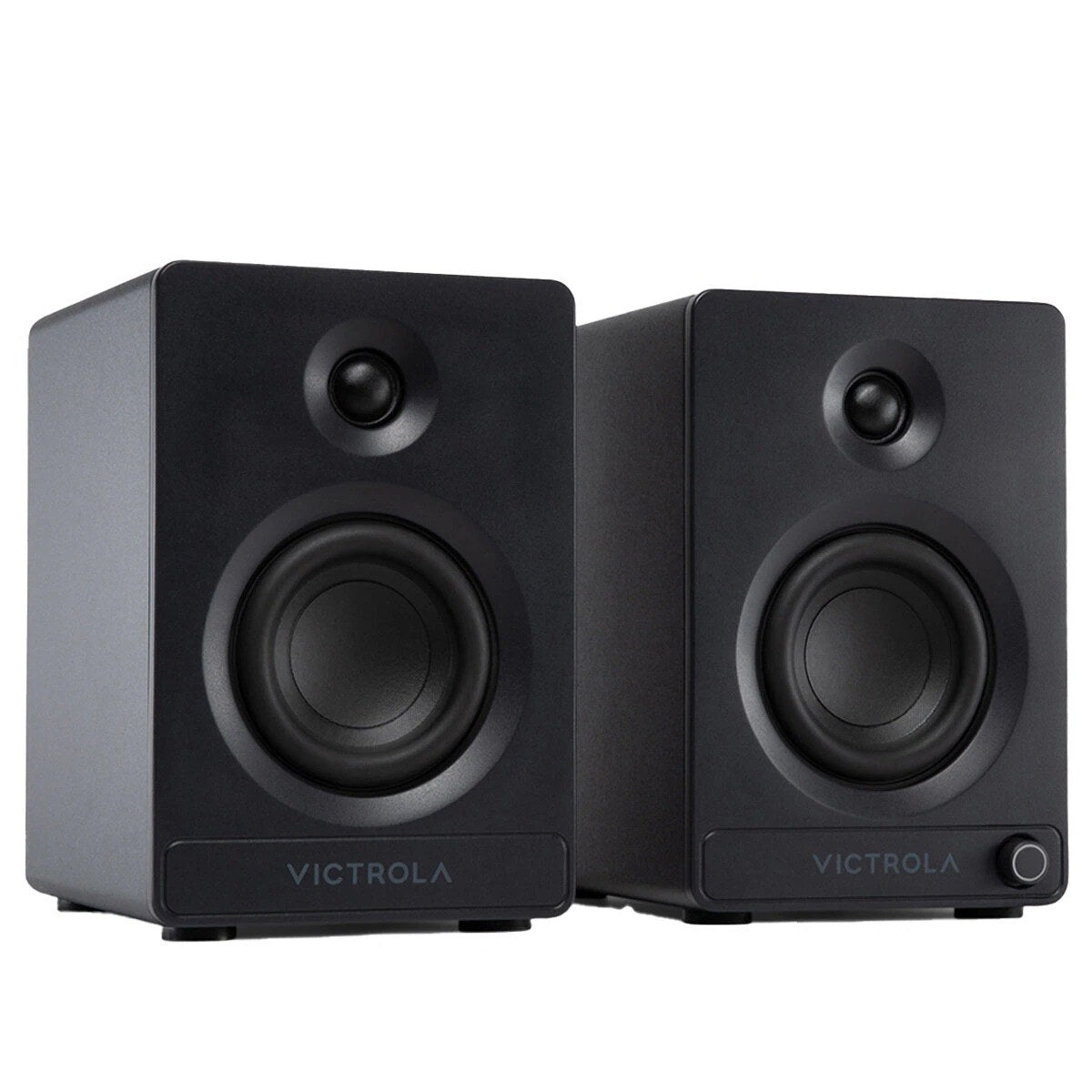 Victrola Tempo Bookshelf Speakers Black VPS-400-BLK-INT