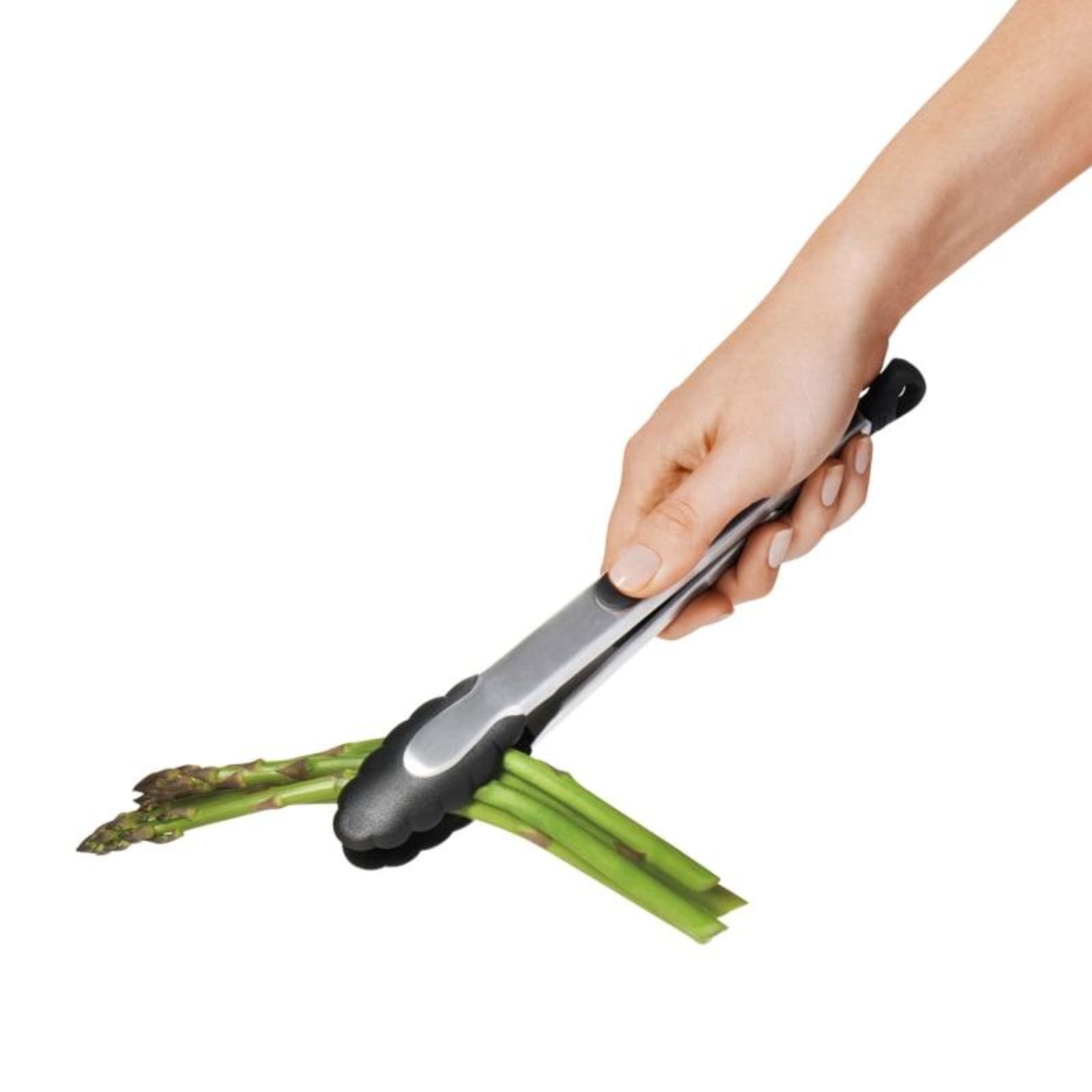 2x OXO Good Grips 22.5cm Nylon Tongs – Locking, Non-Slip Handle