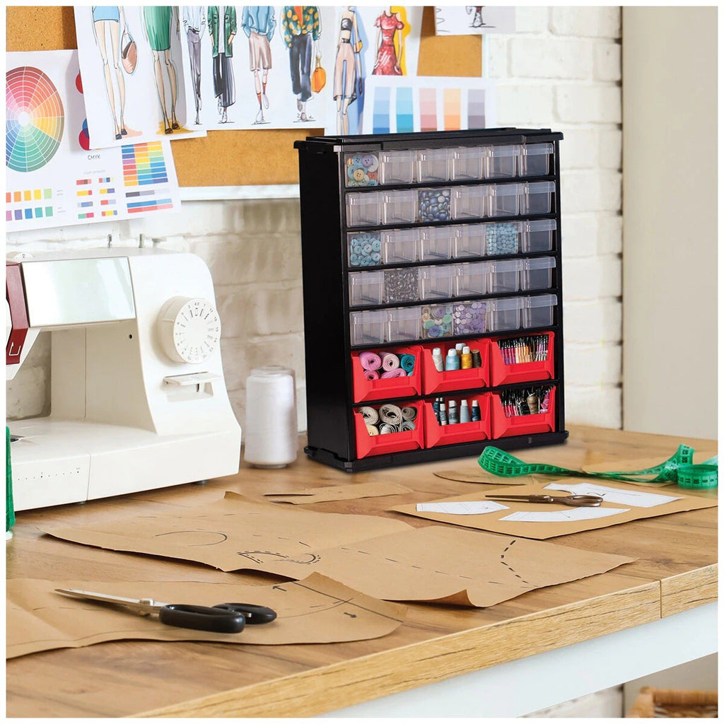 BirdRock Home Multi Parts Bin Organiser 36 Drawers