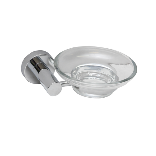 Estilo Lille Chrome Single Glass Soap Dish