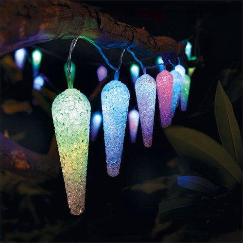 XMAS Christmas Lytworx 20 LED Colour Changing Giant Icicles