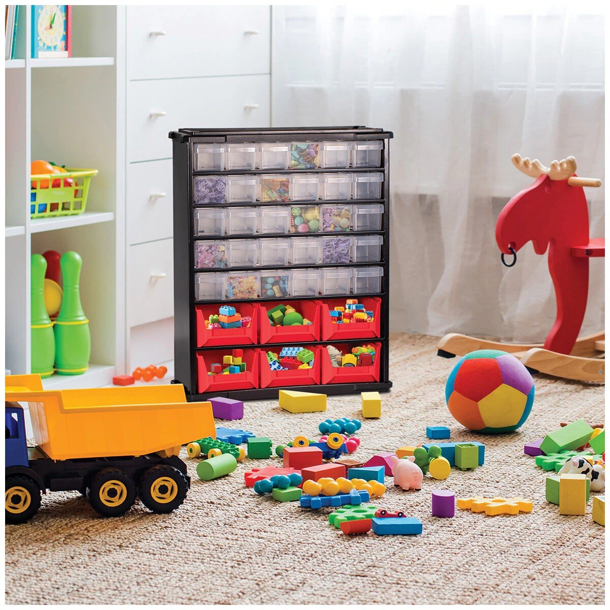 BirdRock Home Multi Parts Bin Organiser 36 Drawers