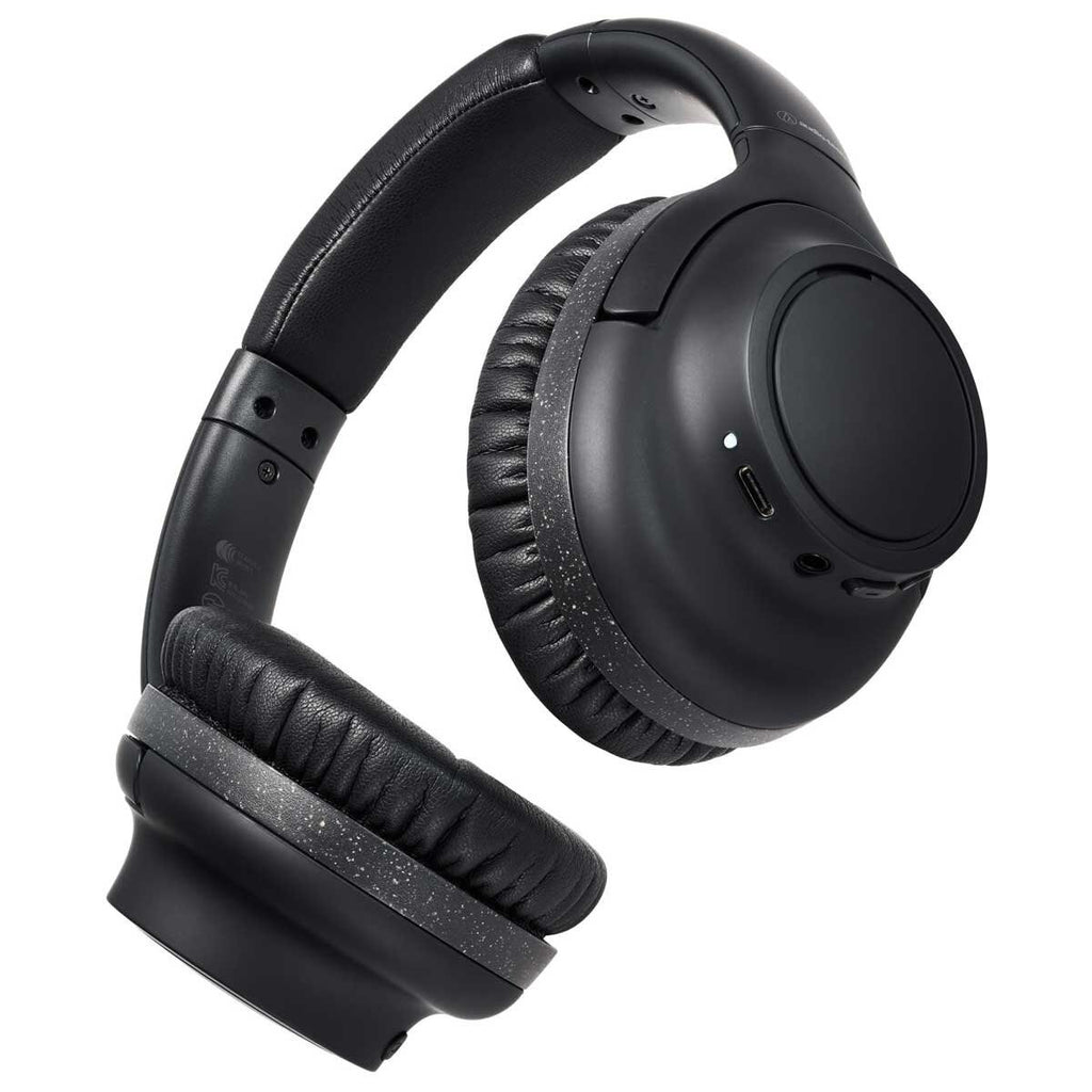 Audio-Technica Noise Cancelling Over Ear Wireless Headphones Black ATH-S300BT