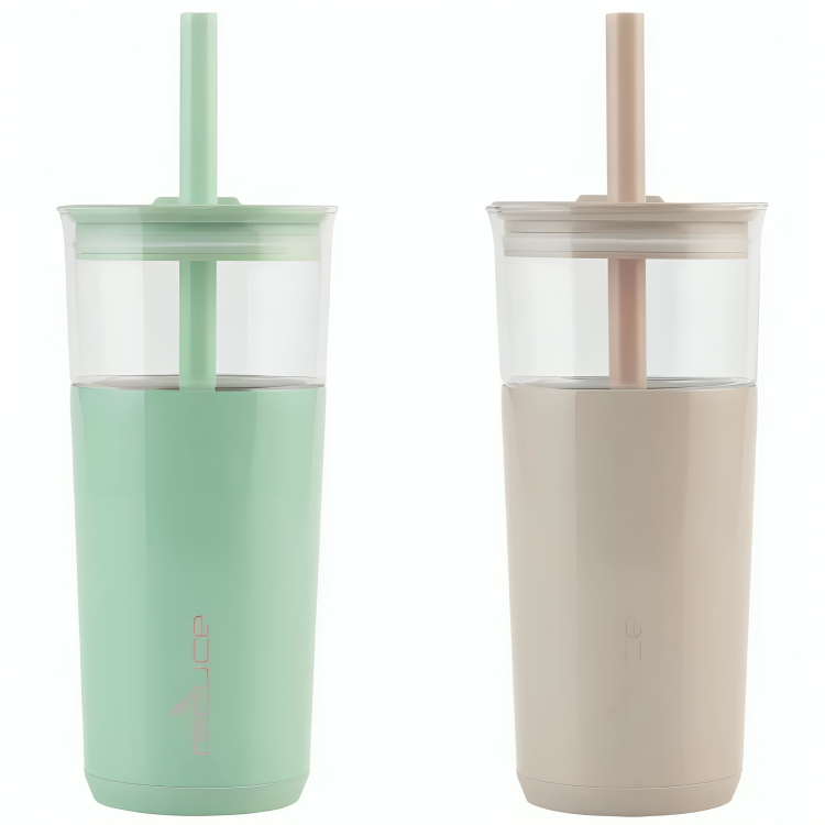 Reduce Aspen Glass Tumbler 591ml 2 Pack Matcha Sand