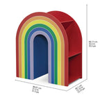 Delta Children Rainbow Bookcase